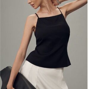 Sunday in Brooklyn Square-Neck Apron Tank atop